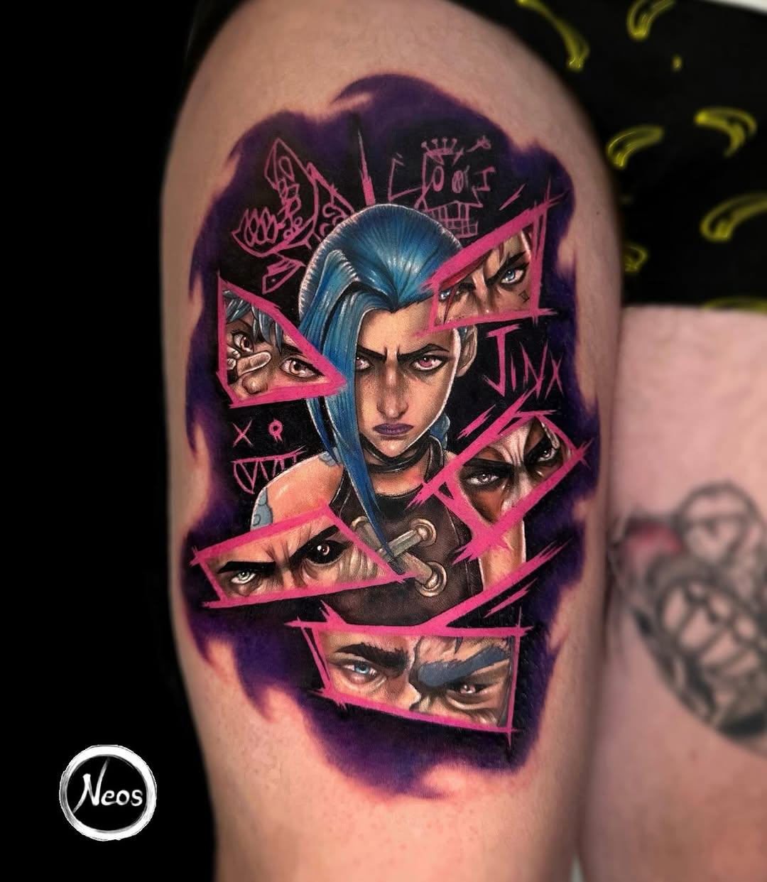 Tatouage Jinx - Arcane — neos_ink