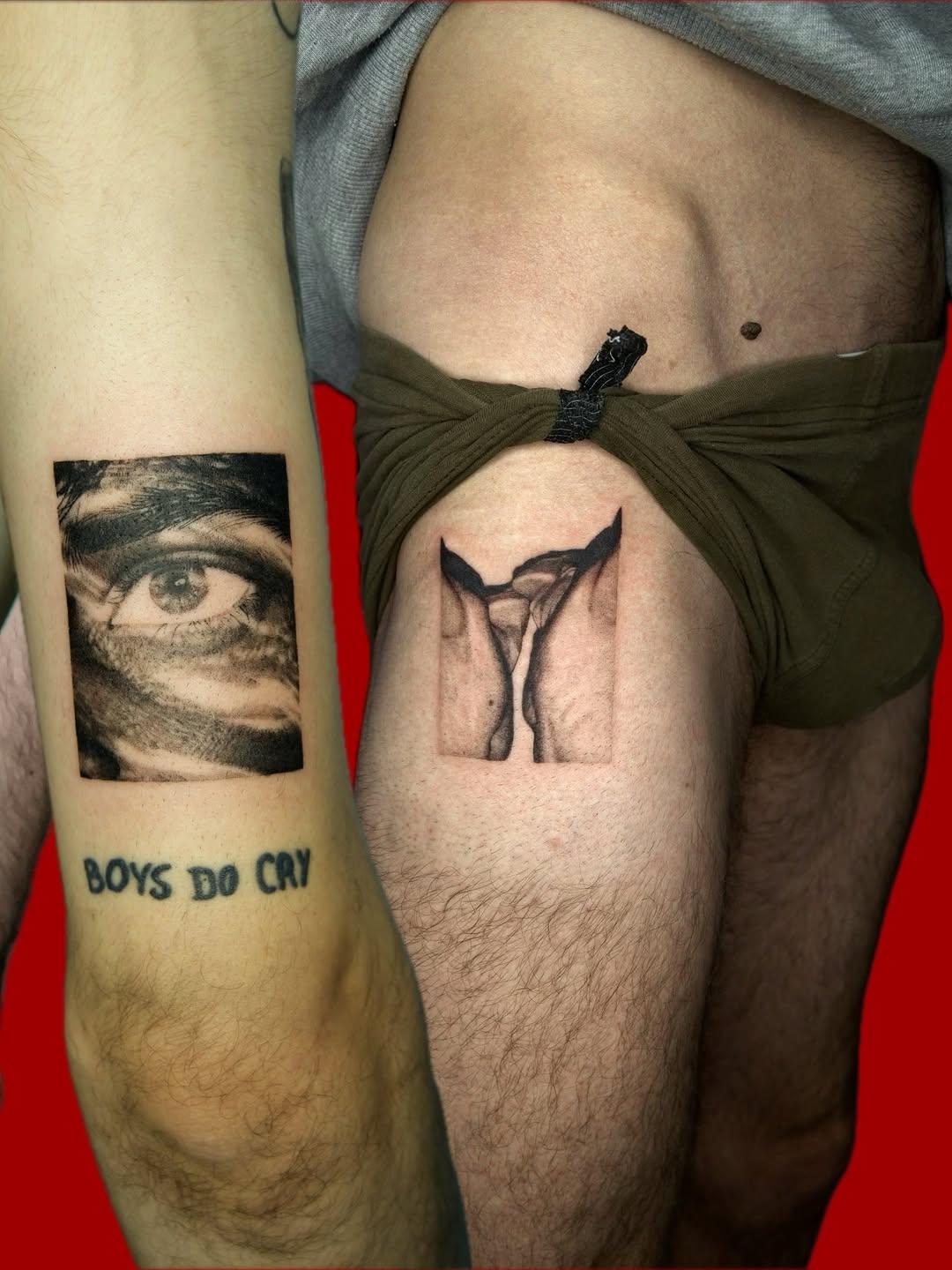 Tatouage portrait et illustration graphique multi-bras — chan69x