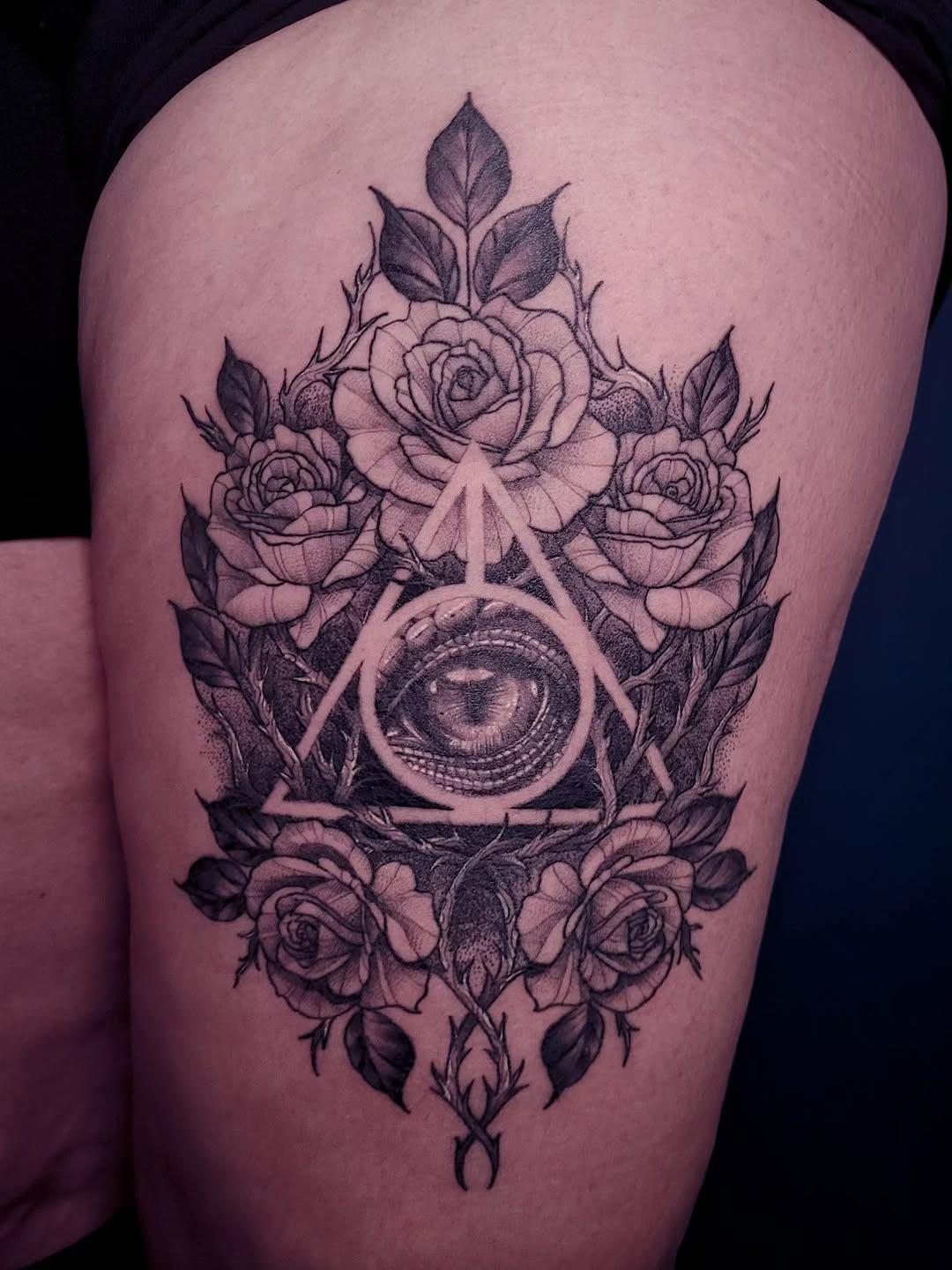 Tatouage Harry Potter Imagine Dragons floral — wynonamaret