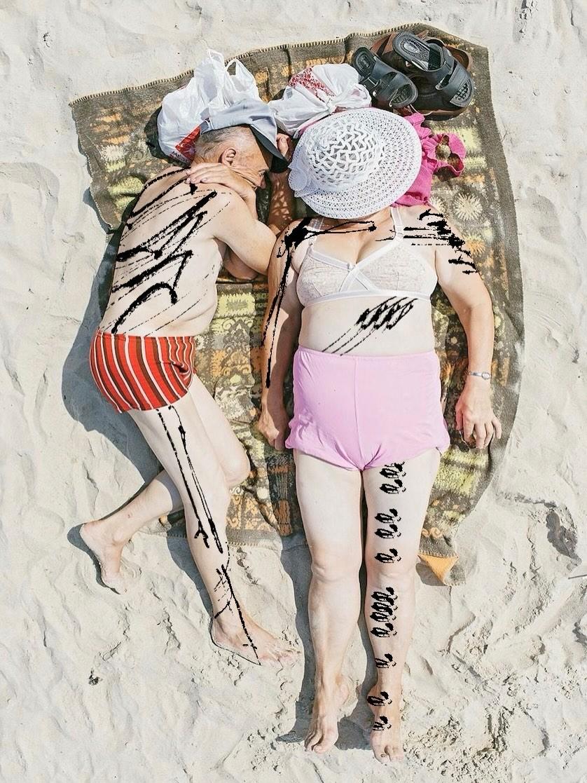 Tatouage Tatouages torse et jambes plage — evabarillot