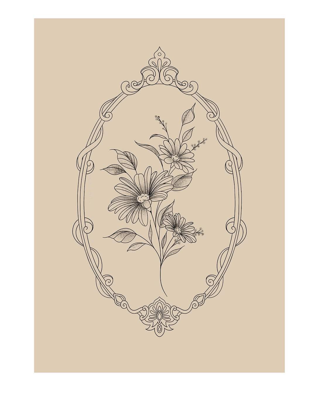Tatouage Botanique floral dos — noya_ttt