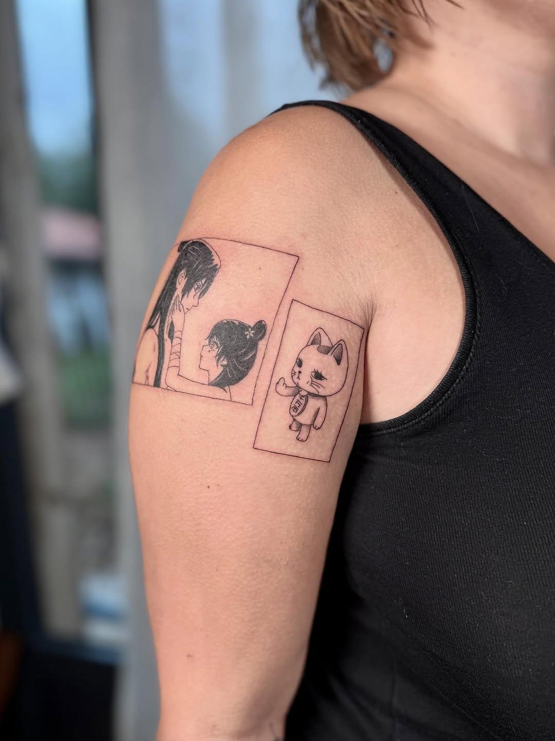 Tatouage Manga composition — noya_ttt