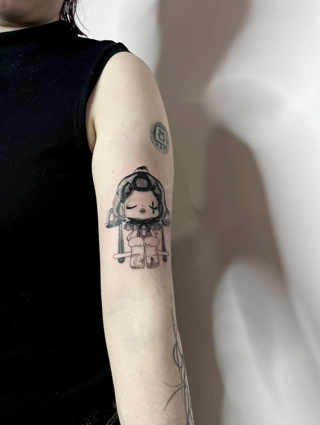 Skullpanda, dark anime — veexytattooer