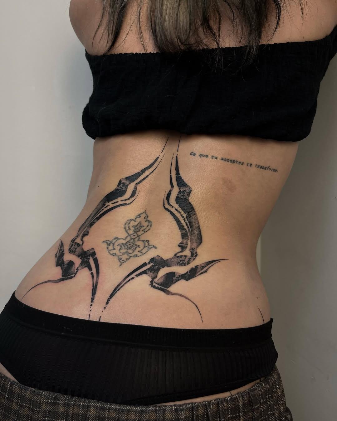 Tatouage Créatures et ornements texturés — artchi_tt