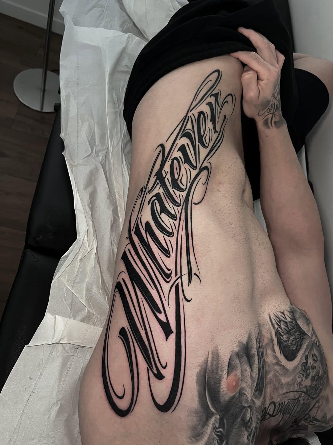 Tatouage Lettrage typo — artchi_tt