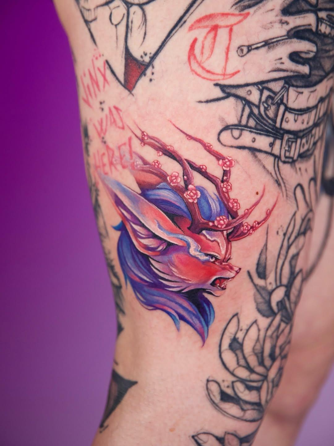 Tatouage Chat dragon — good.haidy