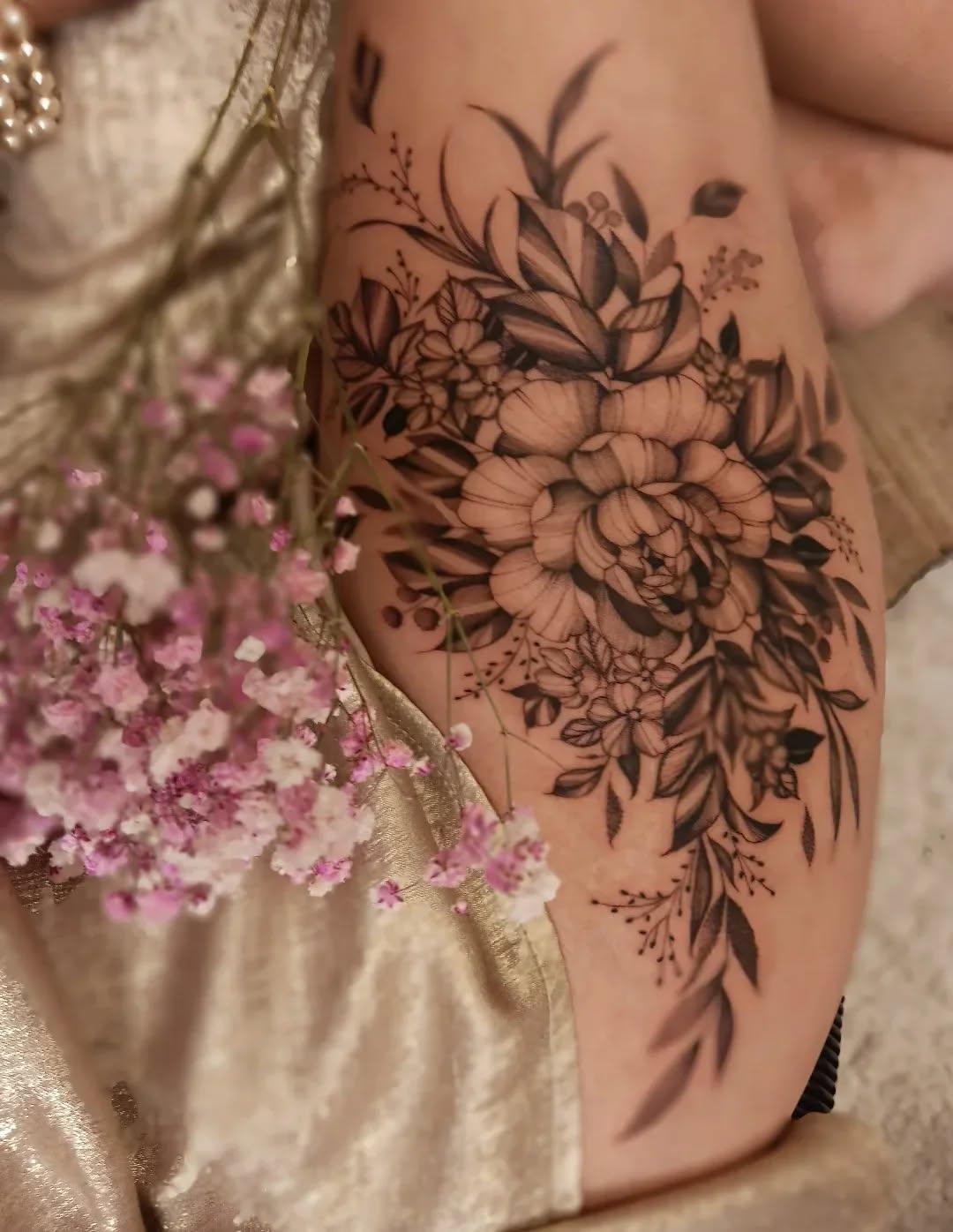 Tatouage Fleur botanique — artbotanictattoo