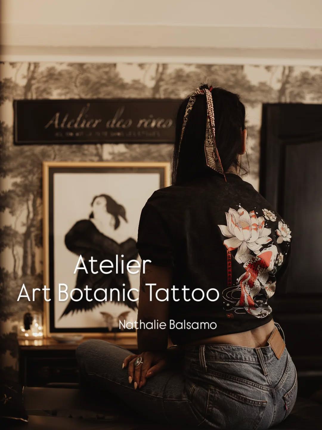 Tatouage Lotus fleur couleur — artbotanictattoo