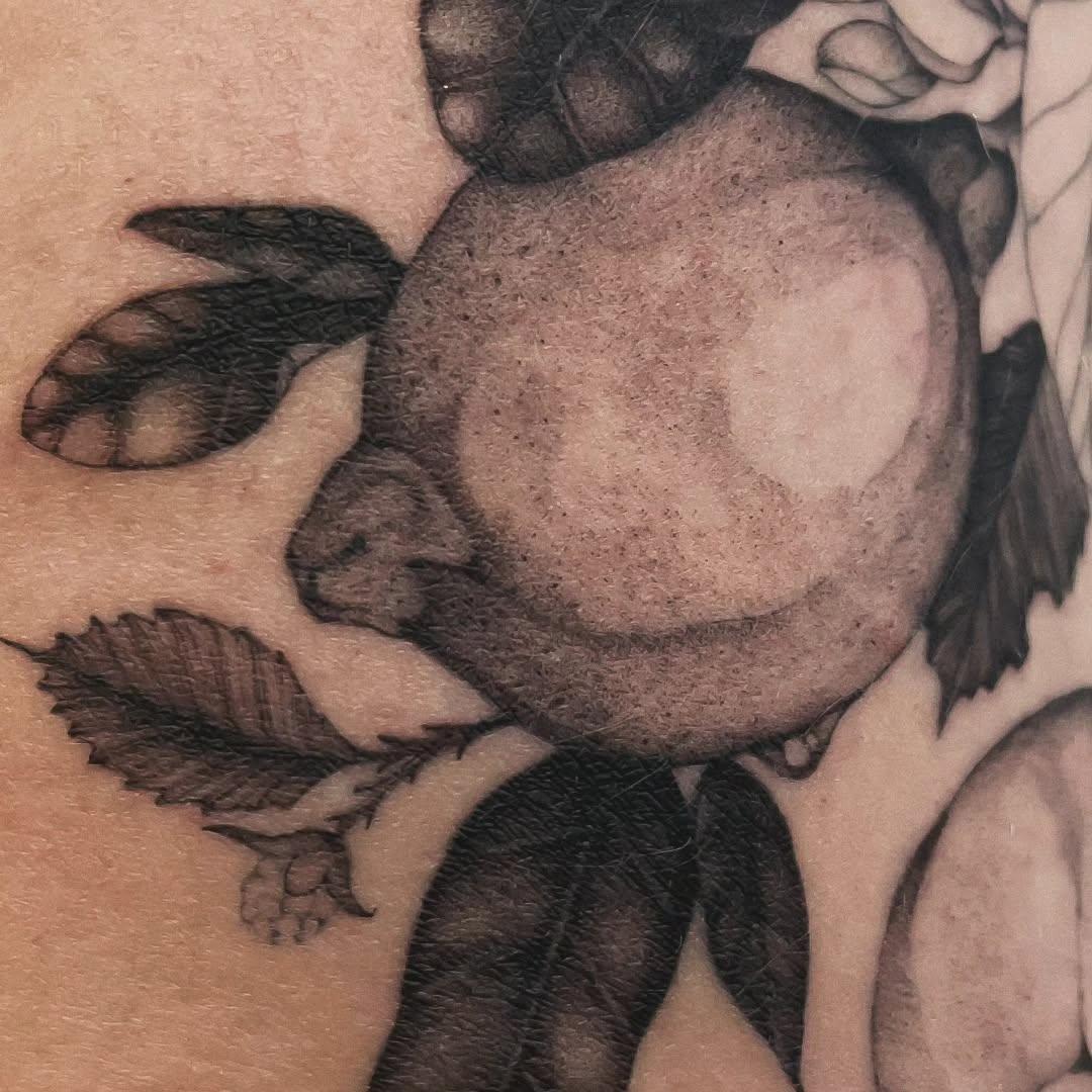 Tatouage Citronnier et framboisier — quokelune