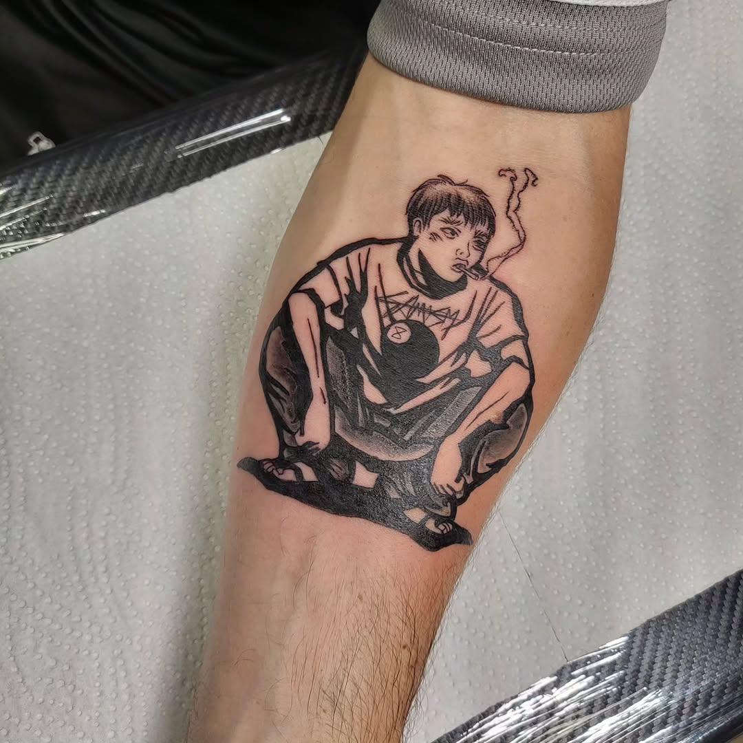 Tatouage Portrait Toru Fujisawa — leich.tattoo