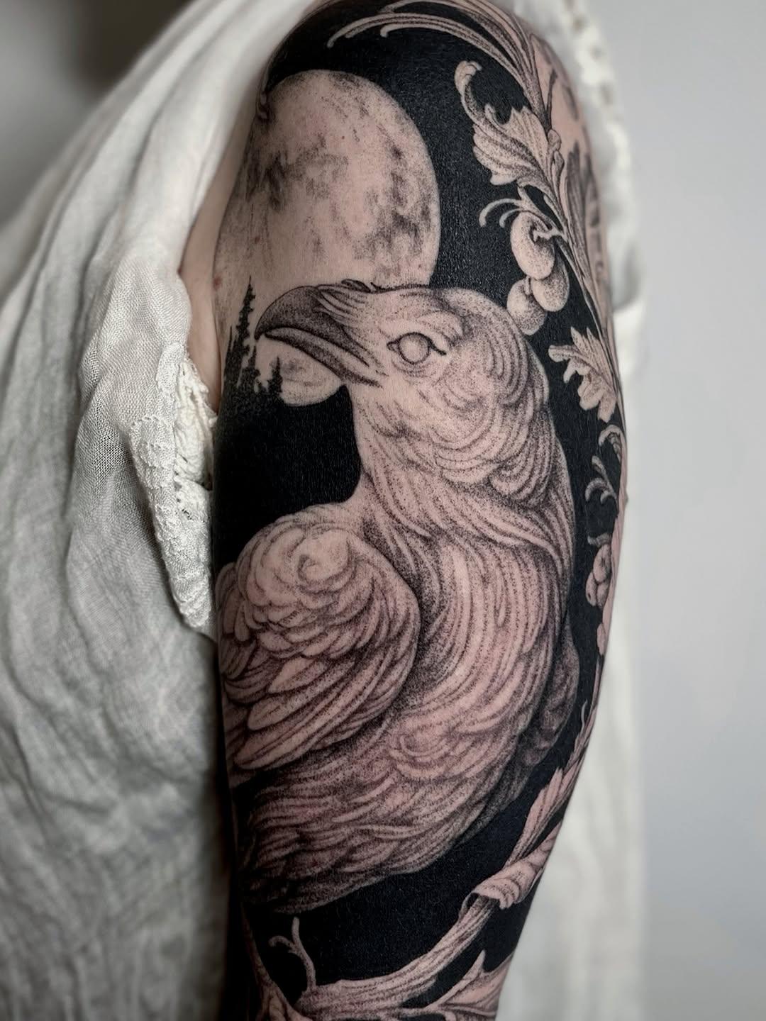 Tatouage manche ornemental healed — clarisseamourtattoo