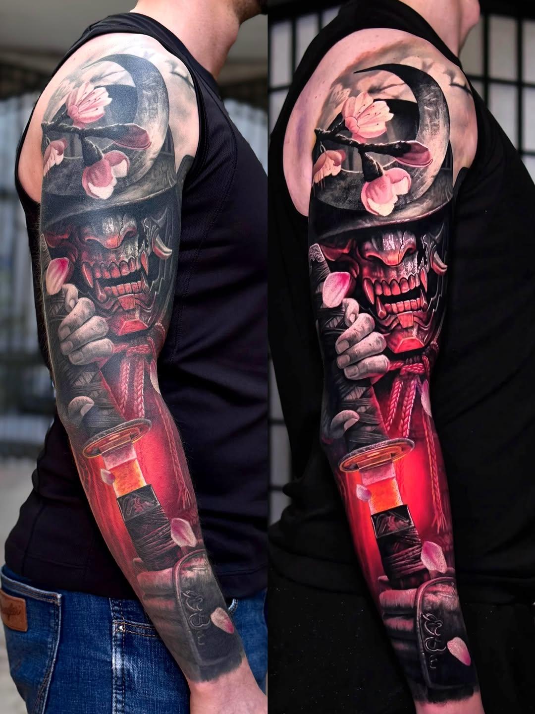 Tatouage Crâne Darth'muraï — egon_weiss