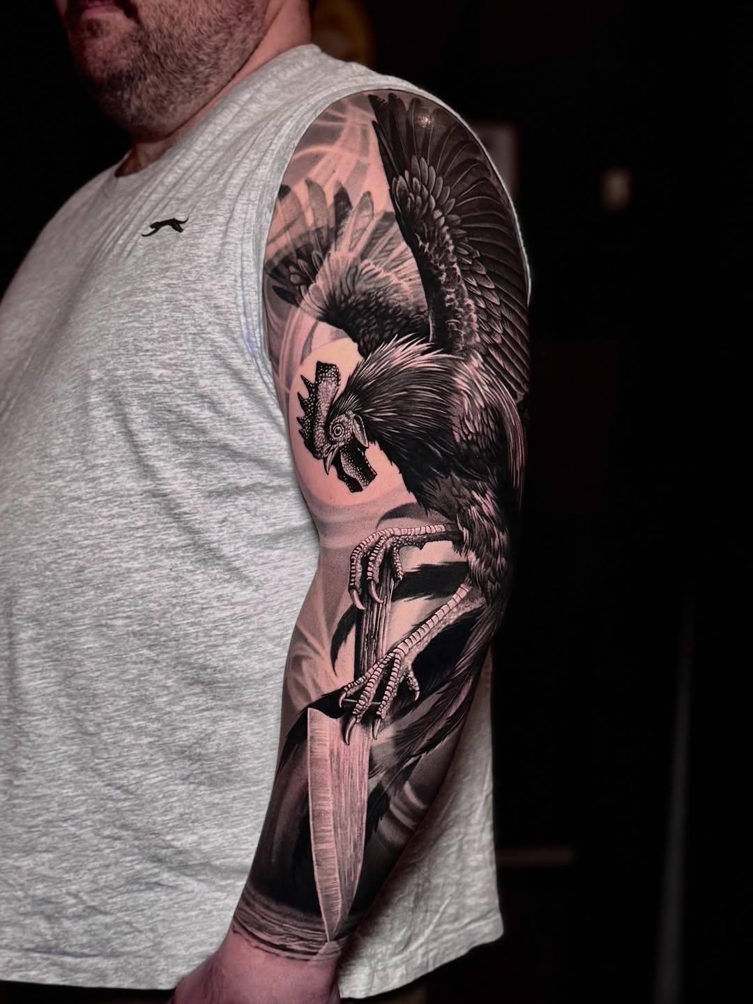 Tatouage Paul Bocuse portrait chef — egon_weiss
