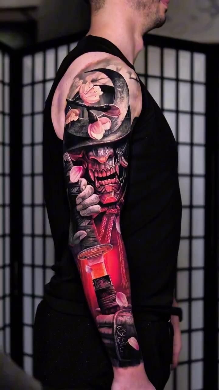 Tatouage Samouraï portrait — egon_weiss
