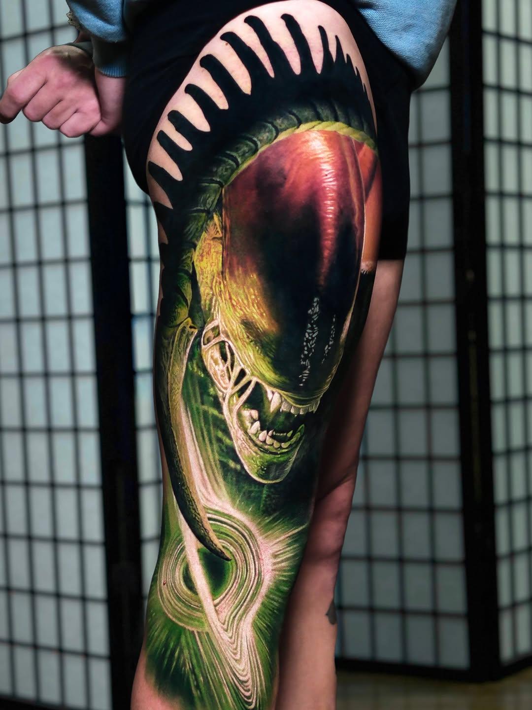 Tatouage Créature alien Mars attack — egon_weiss