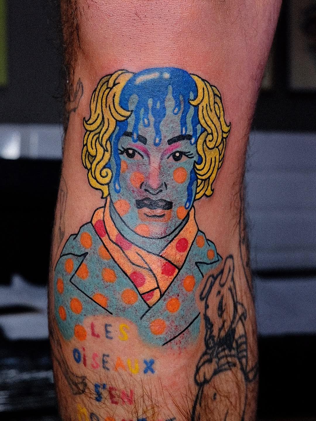 Tatouage Portrait Leigh Bowery — brinditattoo