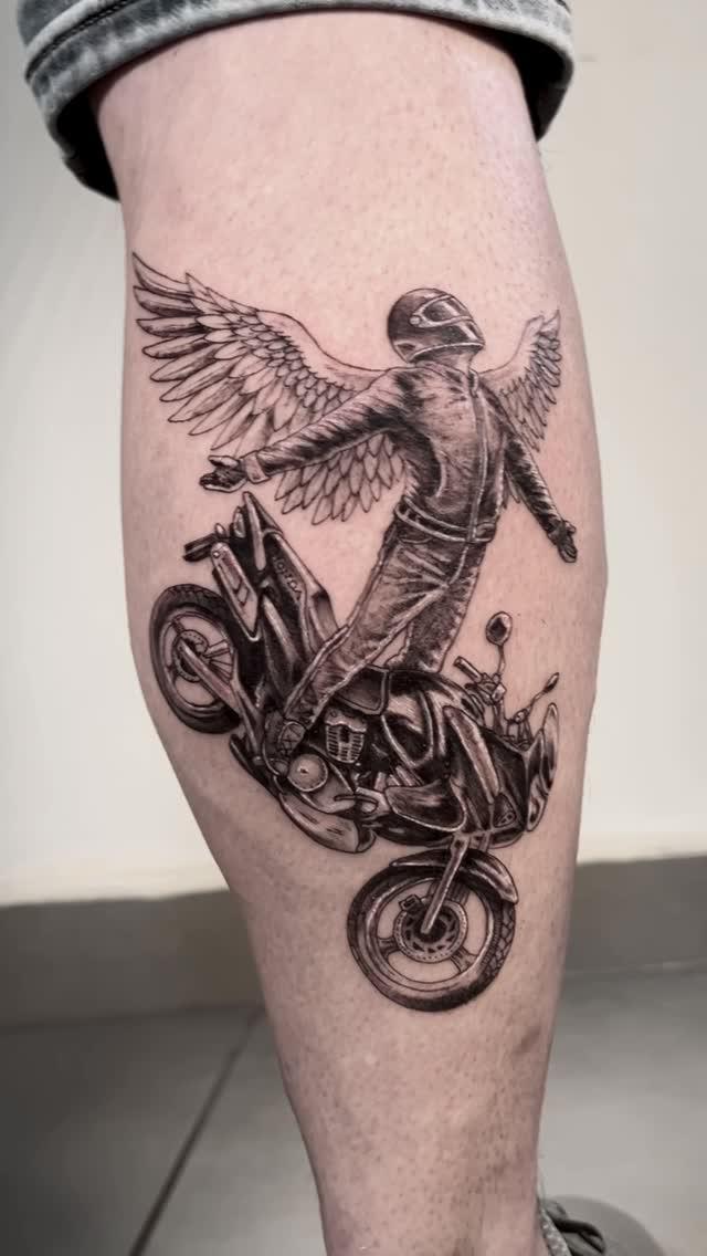 Ange dark réaliste — ezekiel_tattoo