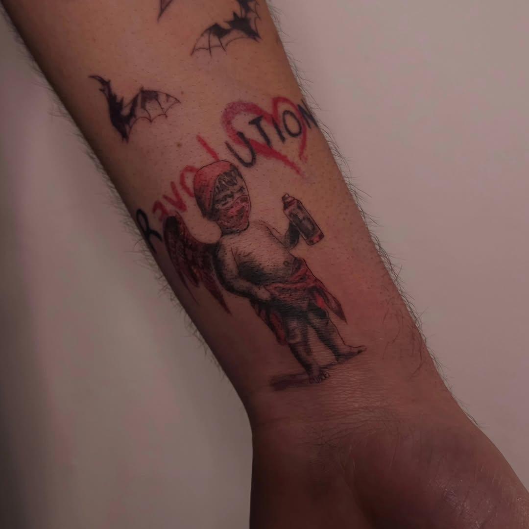 Tatouage fine line à l'aiguille unique — jarodmarchi