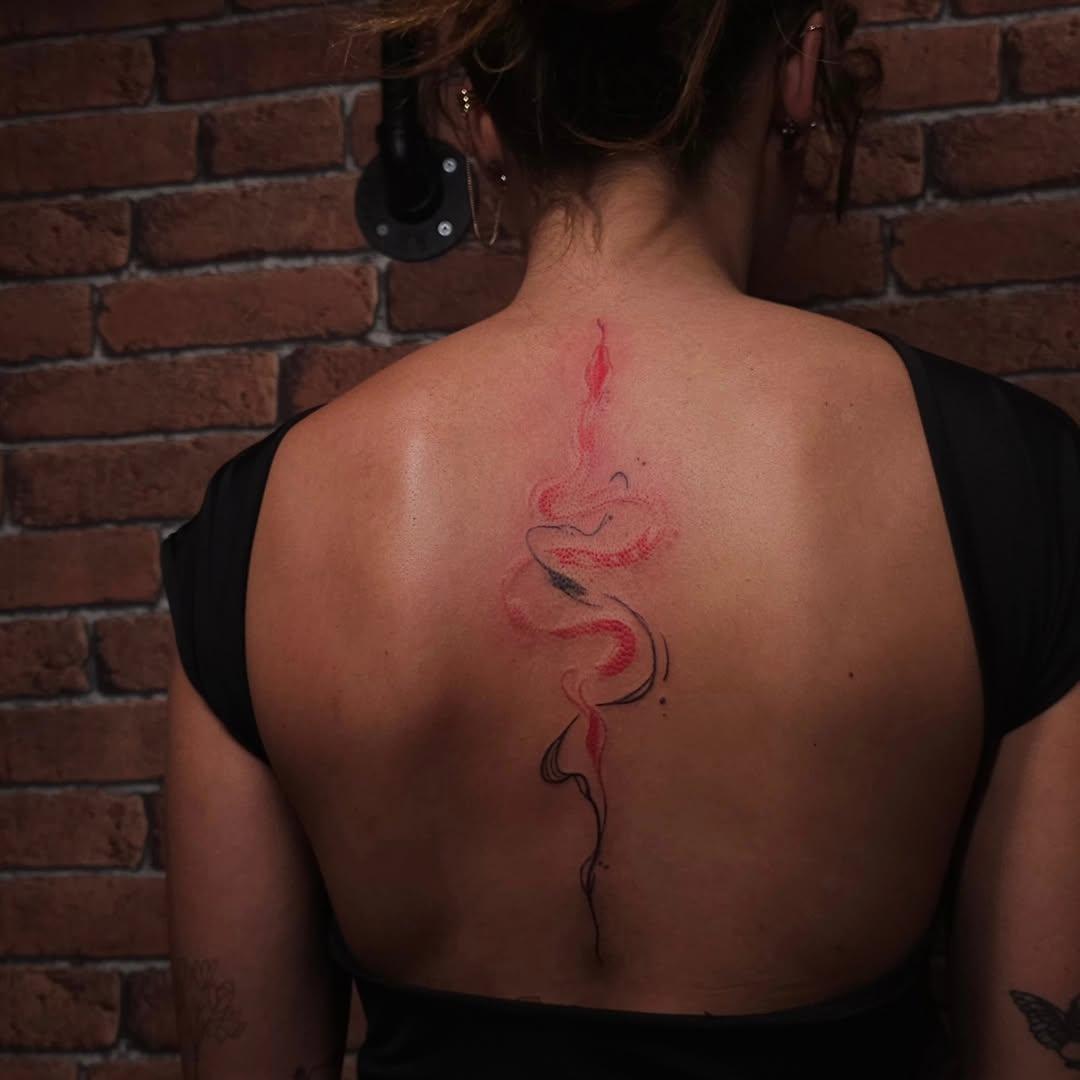 Tatouage fine line à l'aiguille unique — jarodmarchi