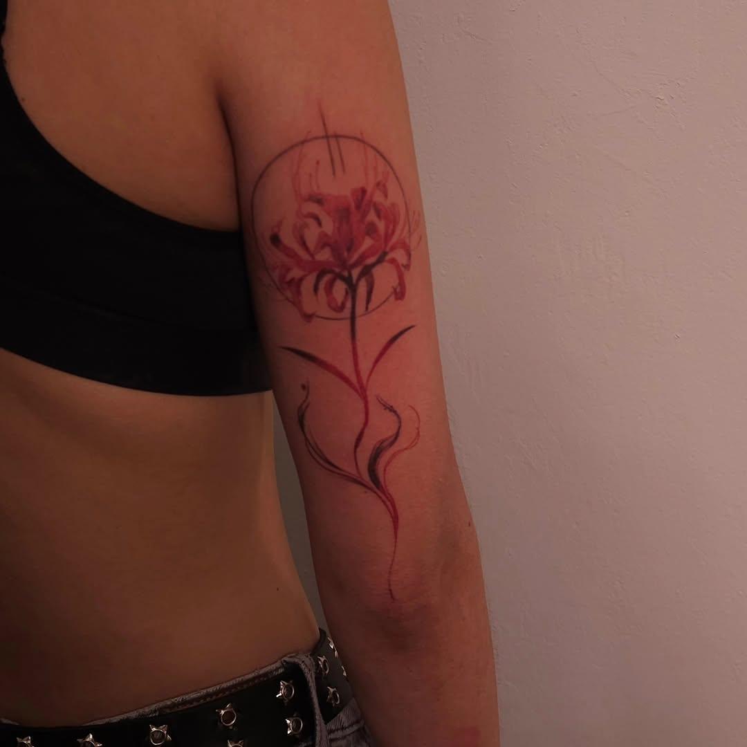 Tatouage fine line à l'aiguille unique — jarodmarchi