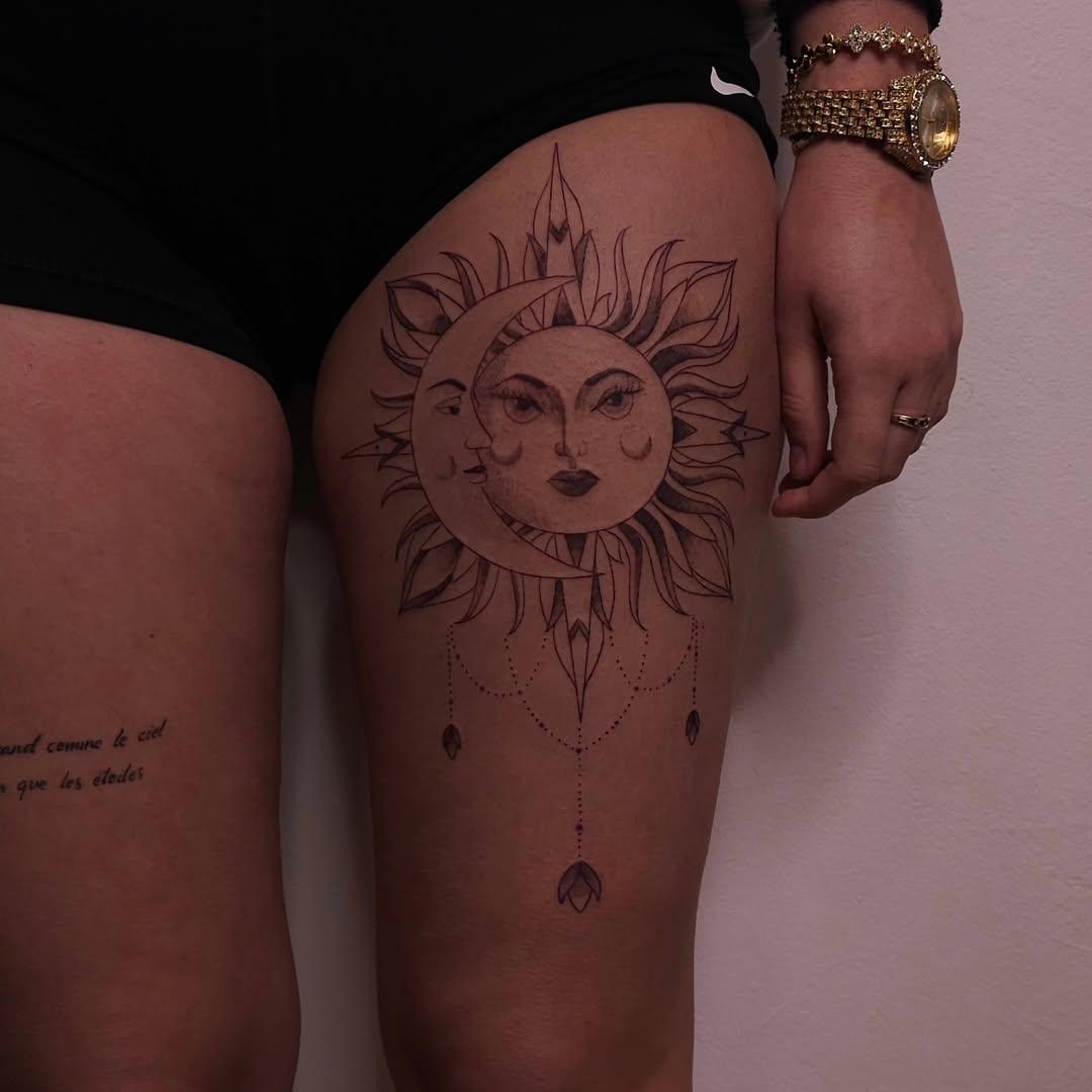 Tatouage fine line à l'aiguille unique — jarodmarchi