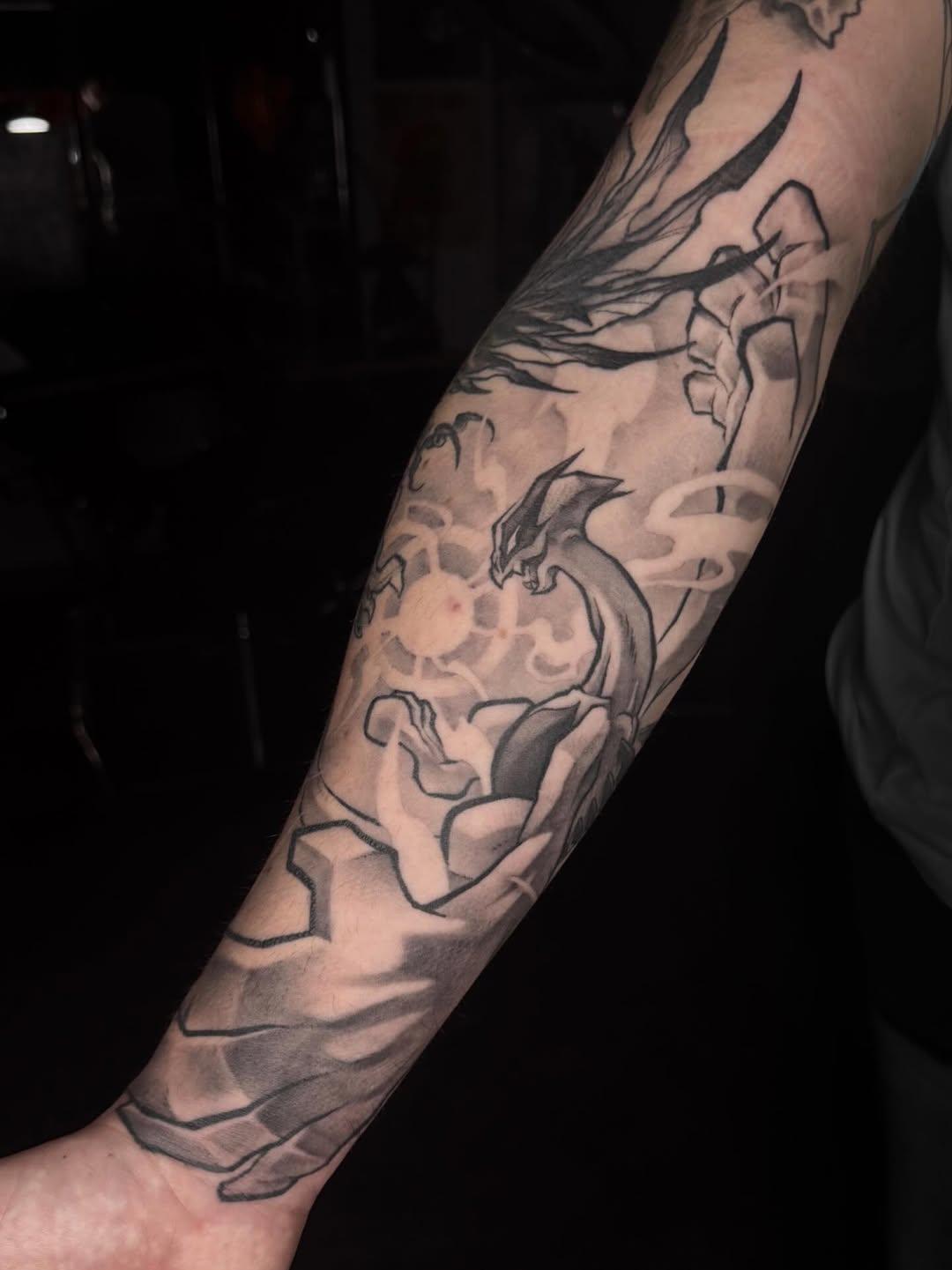 Tatouage Pokémon Sulfura et Artikodin — vins_fury