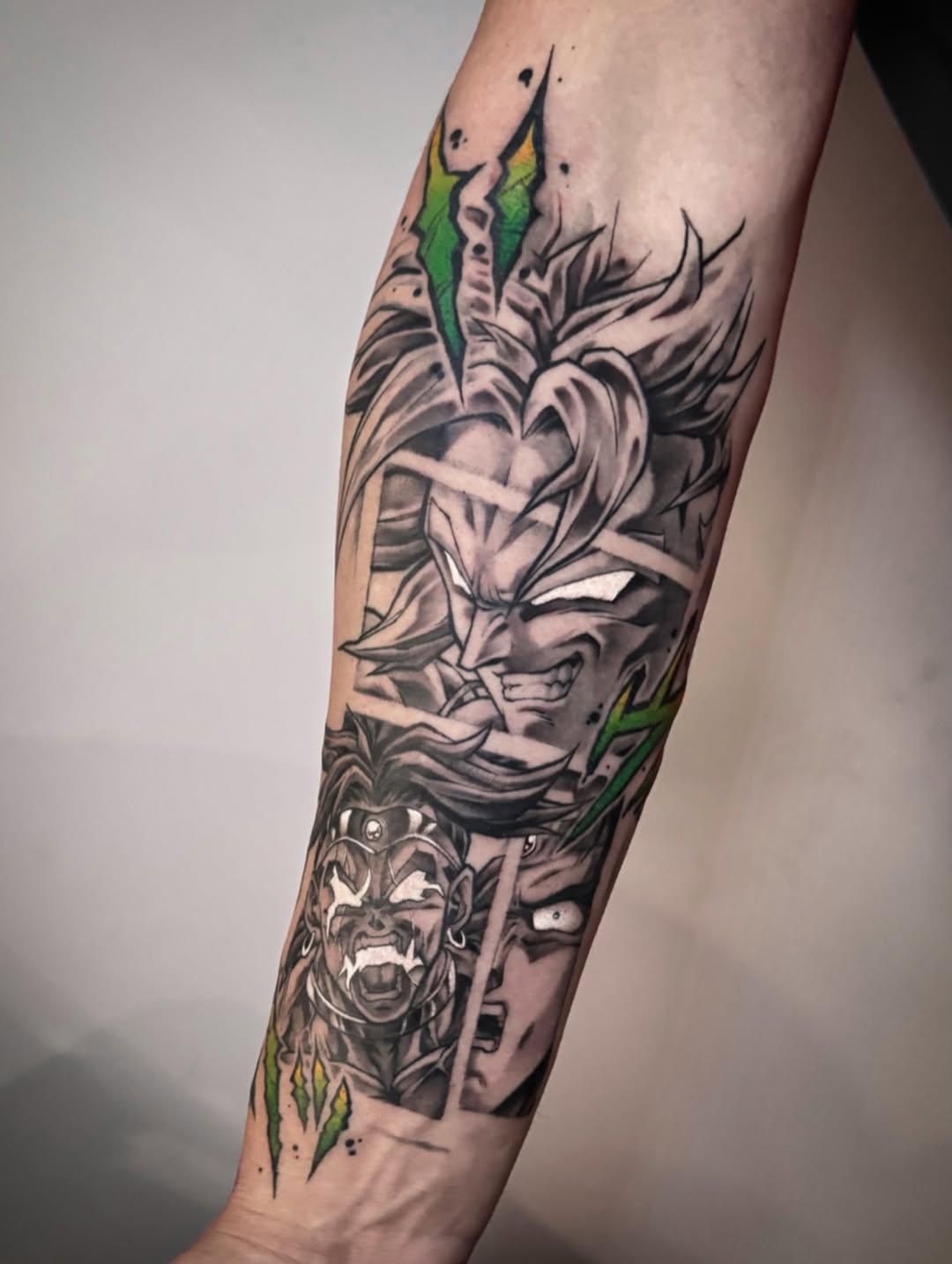 Tatouage manga Goku Dragon Ball — vins_fury