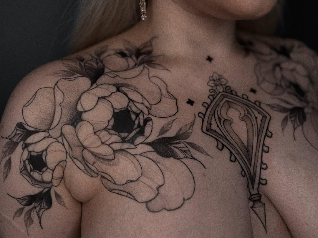 Pièce goth ornementale — svartsjel.ttt