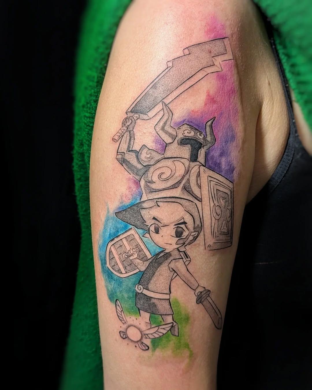 Flash Zelda fine line — lup_ink.ttt