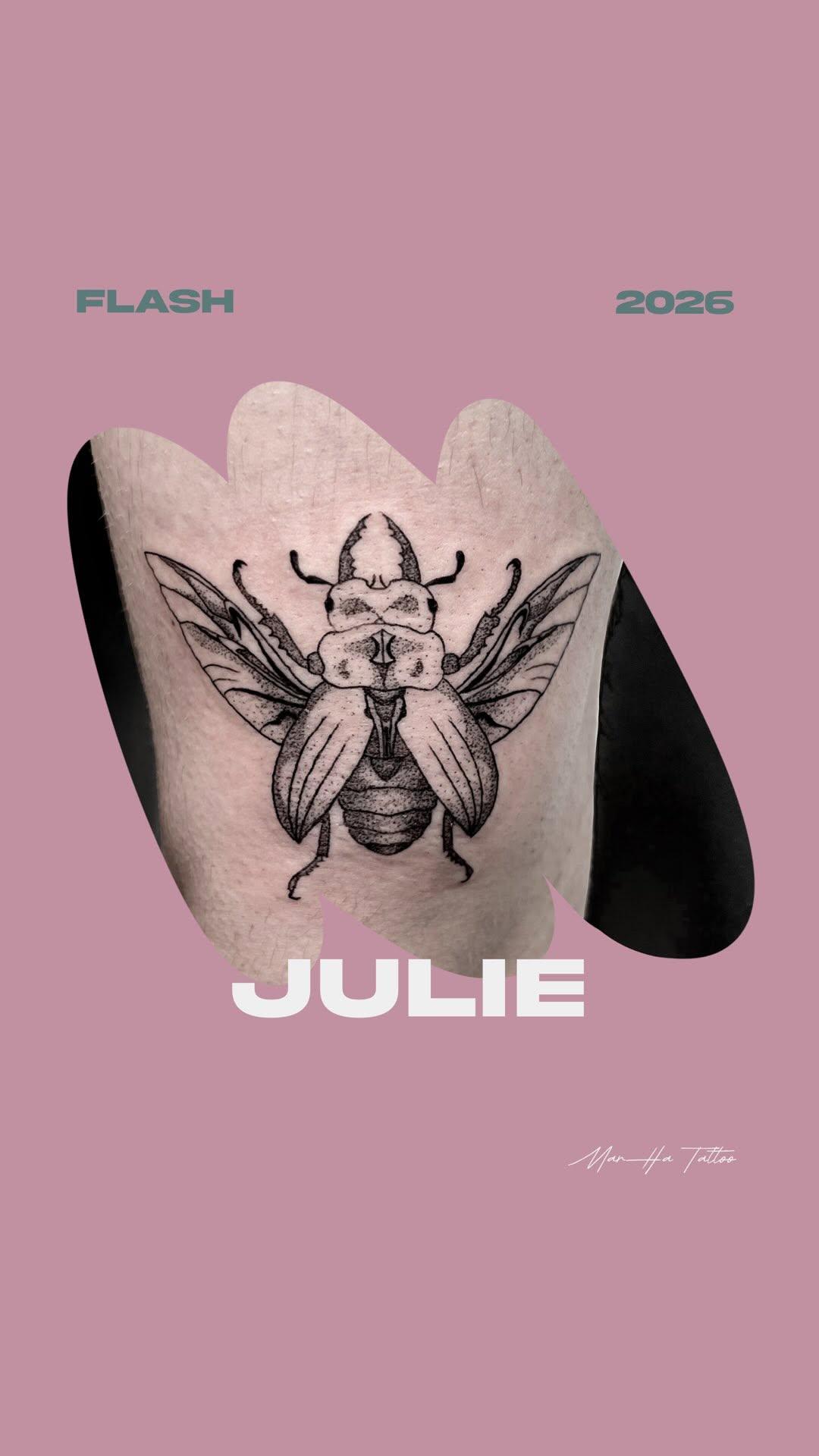 Tatouage scarabée dotwork — marha.ttt
