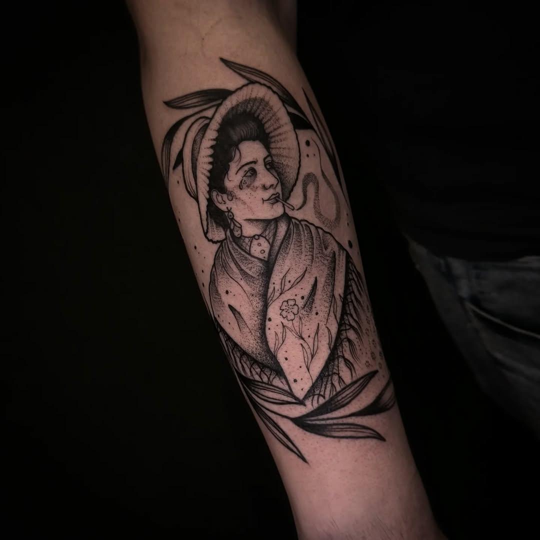 Tatouage blackwork — hakimxstuch
