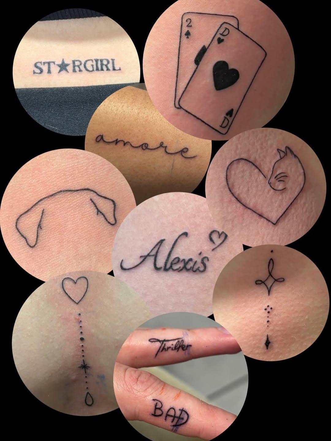Petits tatouages fine line — _bloody_tattoo_
