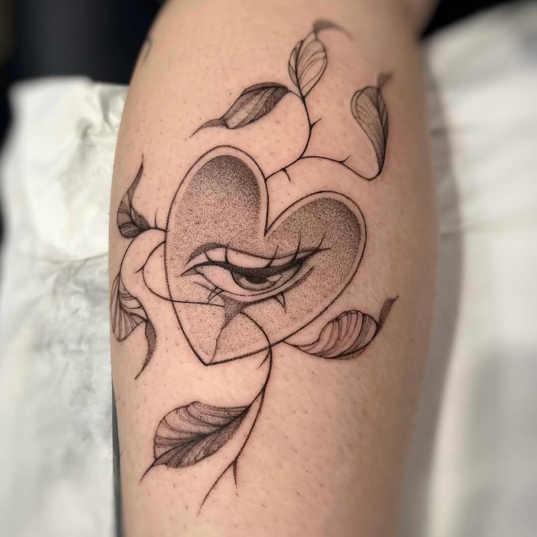 Flash fine line réalisé en convention — danbravo.tattoo