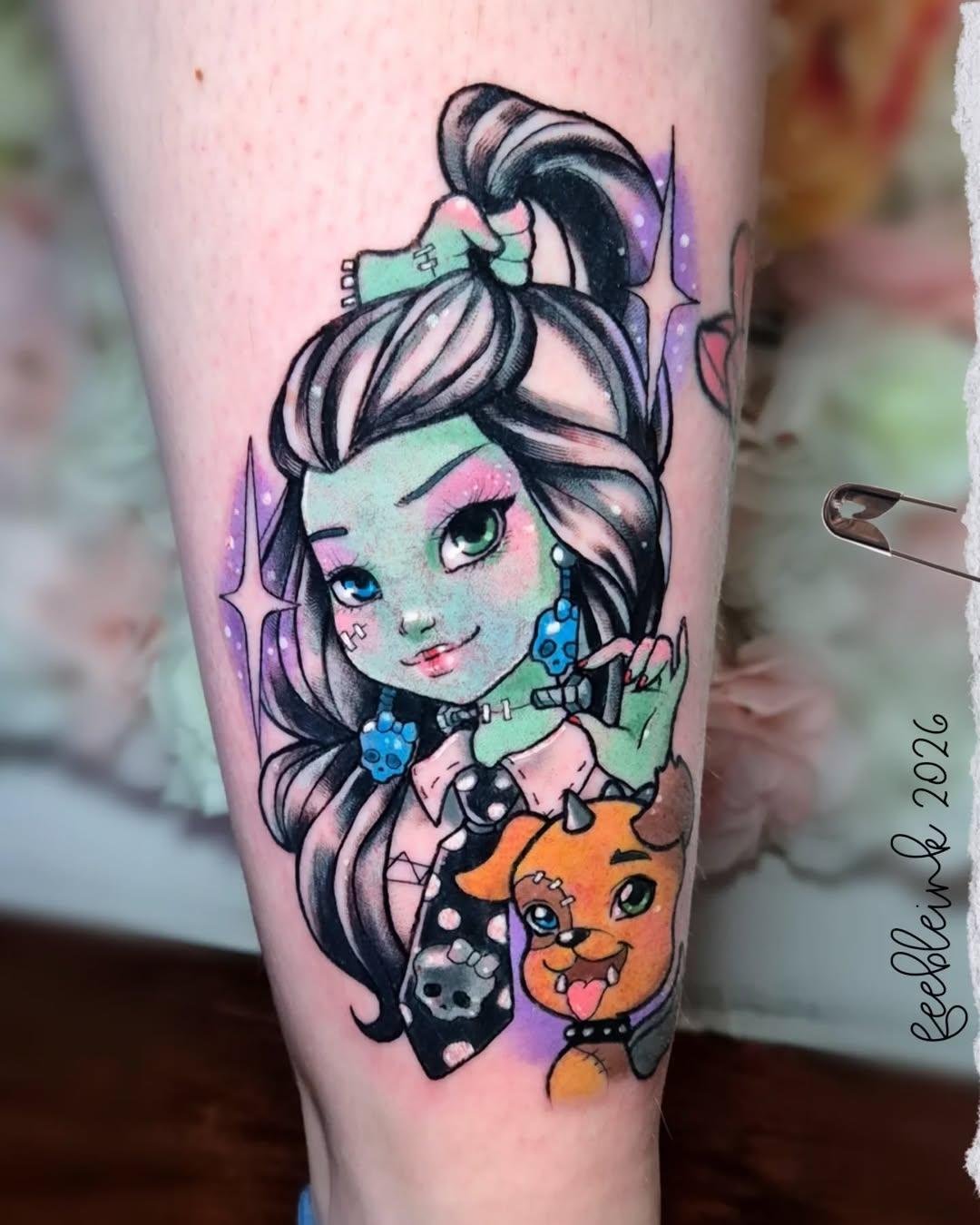 Tatouage Personnage Monster High — feebleink