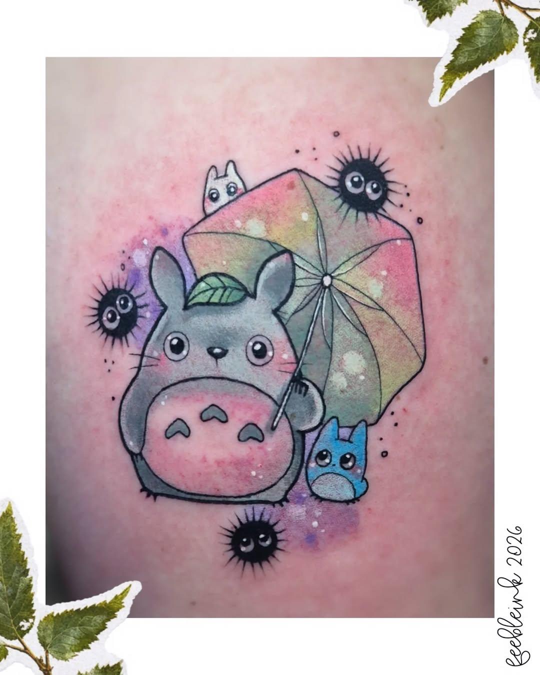 Tatouage Totoro — feebleink