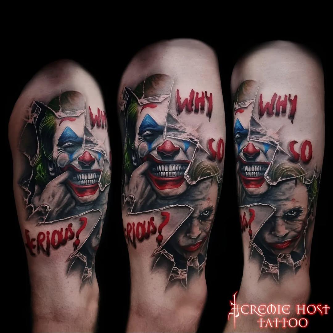 Tatouage vilain réaliste — jeremiehost_tattoo