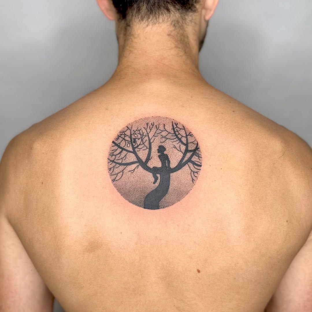 Tatouage illustratif Kirikou princes et princesses — douce_enfance_tattoo