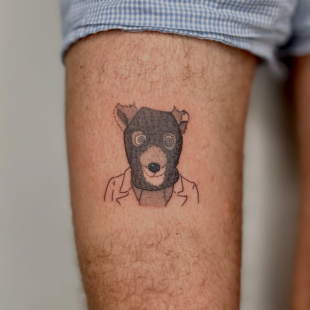 Tatouage illustratif Fantastic Mr Fox — douce_enfance_tattoo