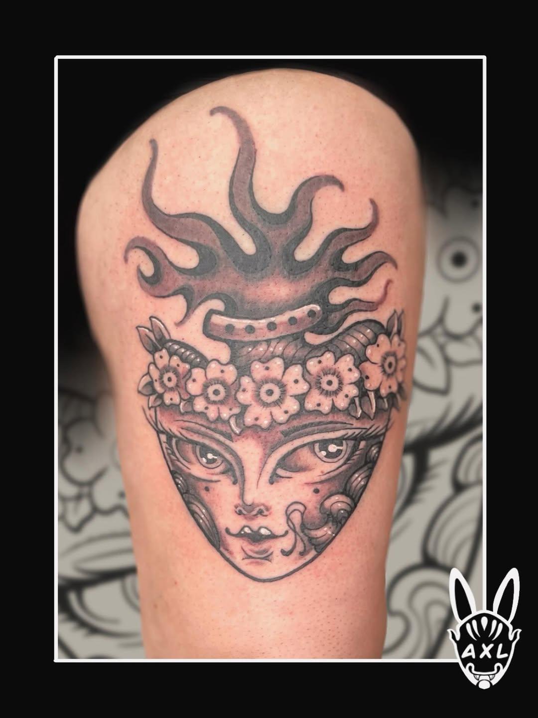Tatouage couleur adaptation de peinture — axlt_art