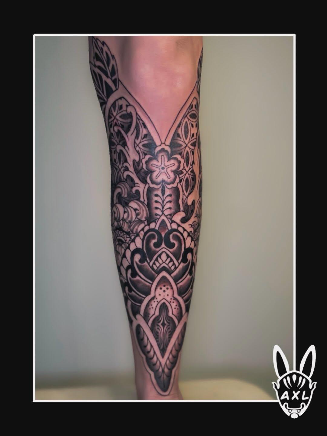 Tatouage ornemental japonisant — axlt_art