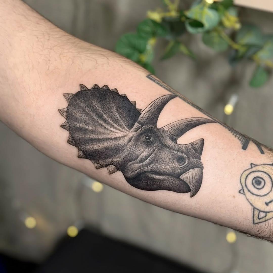 Tatouage tricératops — ylleia.ttt