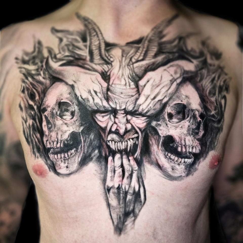 Tatouage licorne couleur — tonieblesk