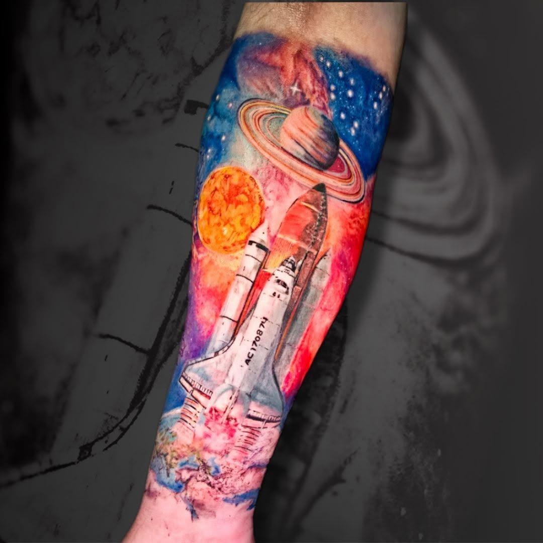 Tatouage hommage étoiles — tonieblesk