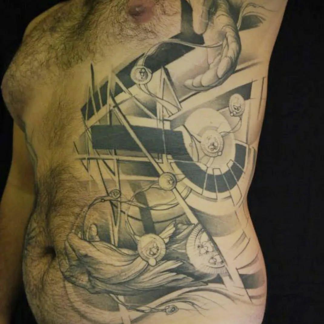 Pièce blackwork organique — bru_lores