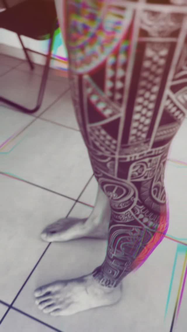 Tatouage polynésien patutiki — patutikinui