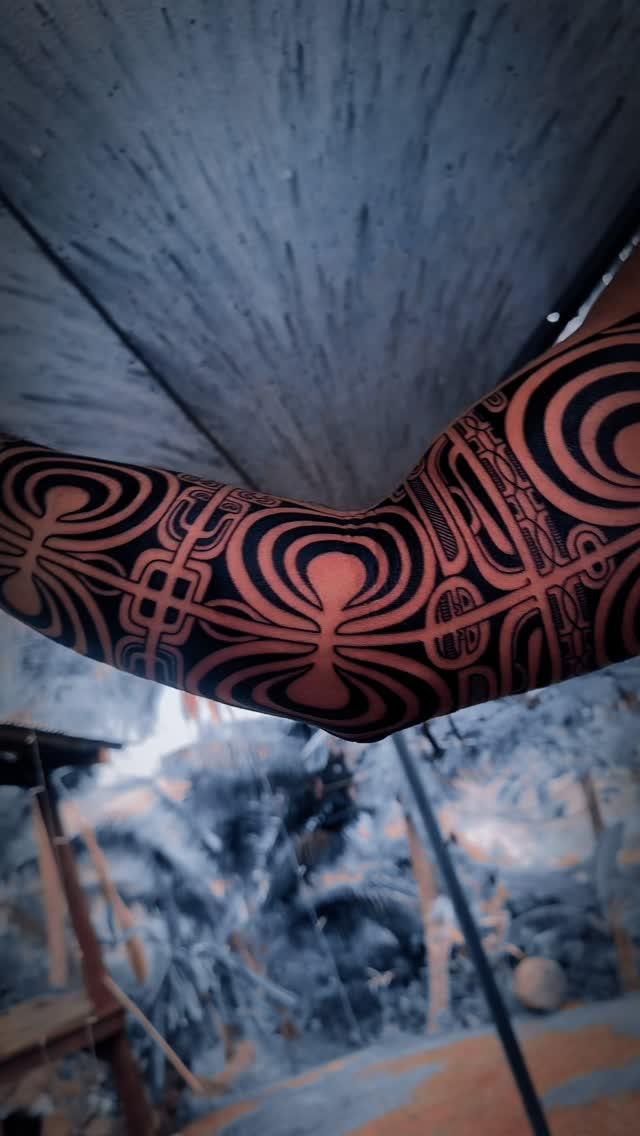 Tatouage polynésien patutiki, Ua-Pou — patutikinui