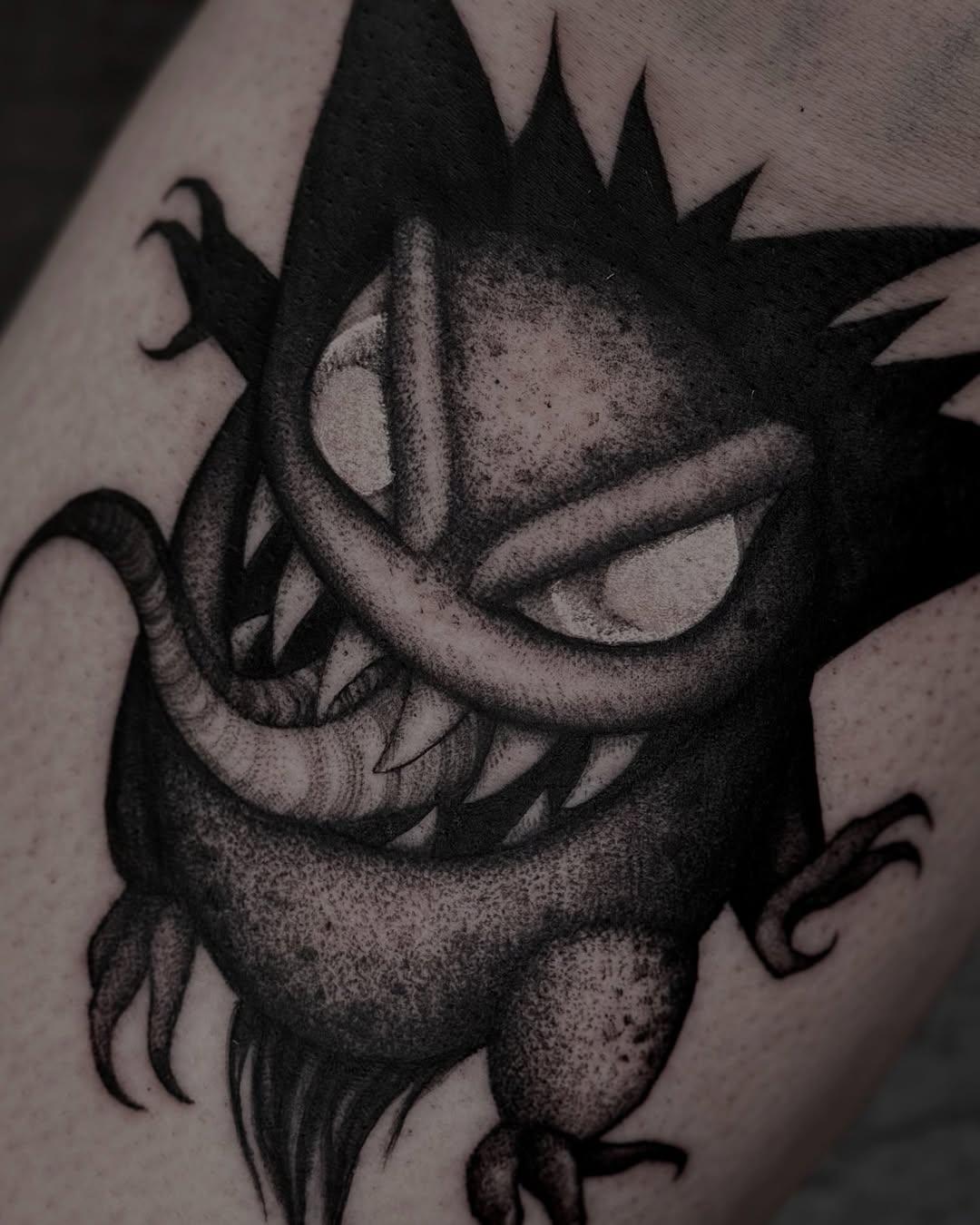Tatouage Ectoplasma Pokémon dark — octoccult