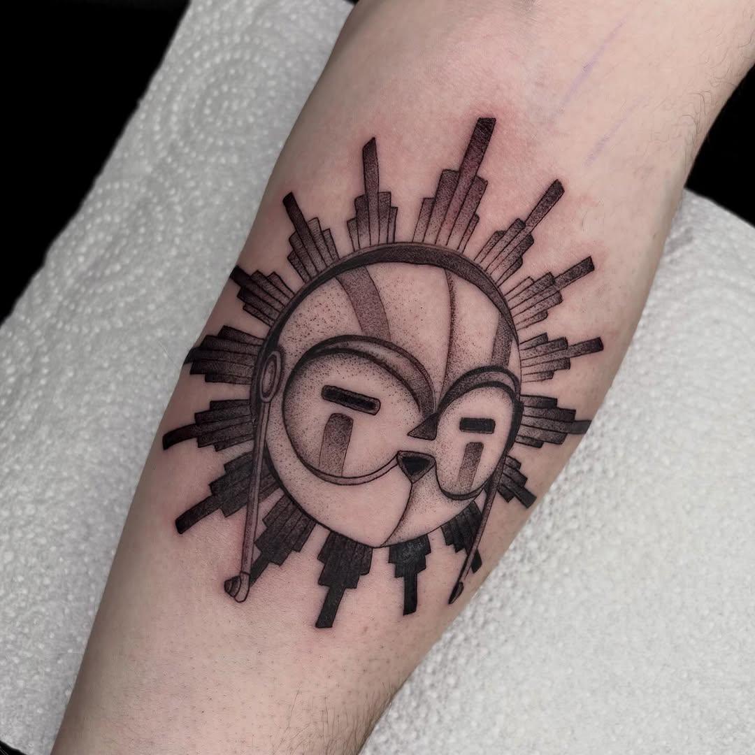 Esquie Clair Obscur flash blackwork — thom_medusa