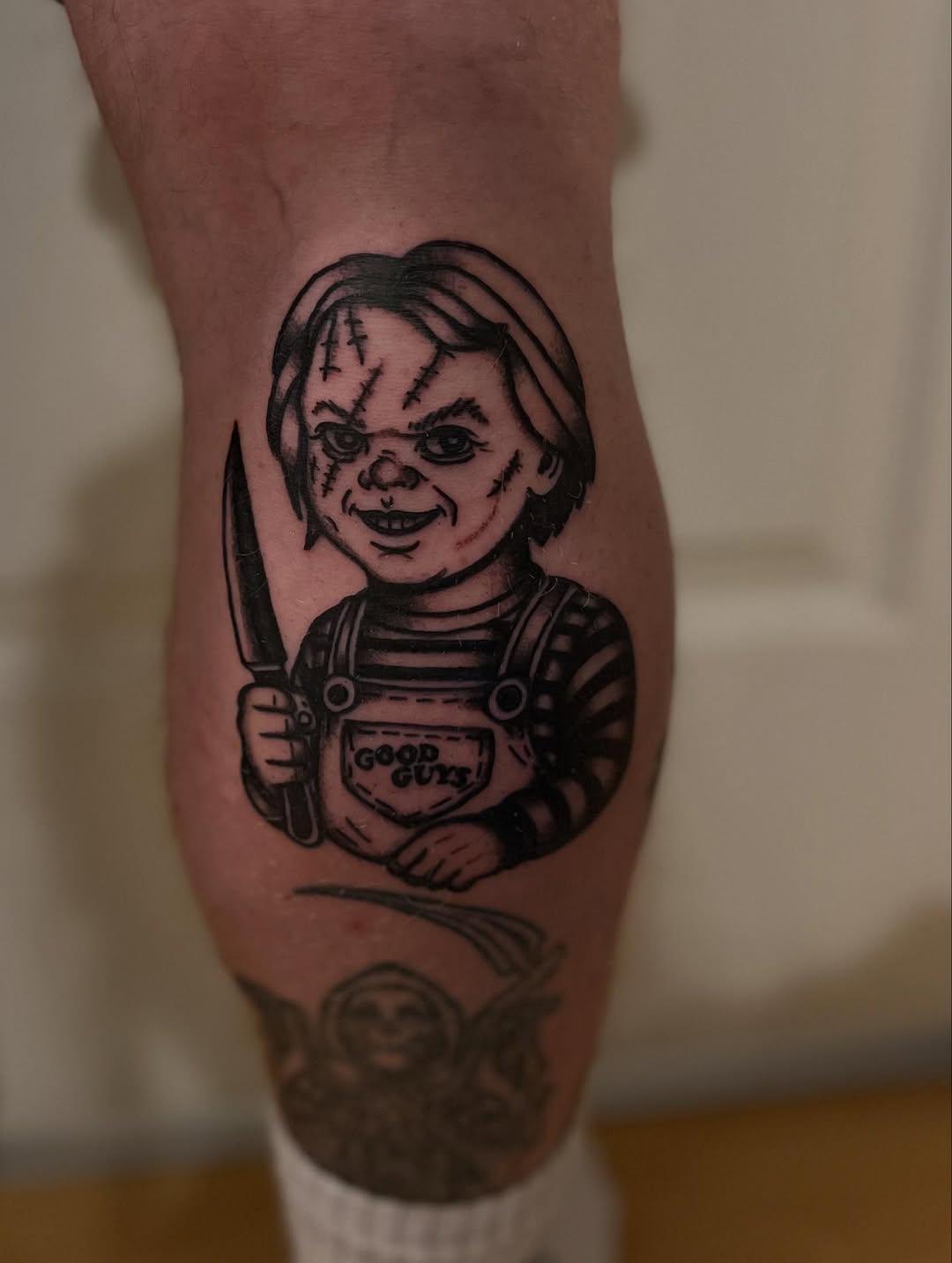 Traditionnel Chucky confiance — juicink_tattoo