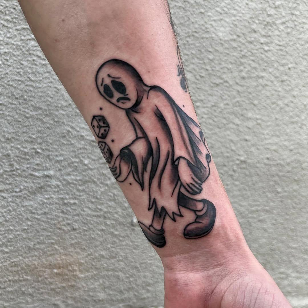 Betty Boop ghost old school — juicink_tattoo